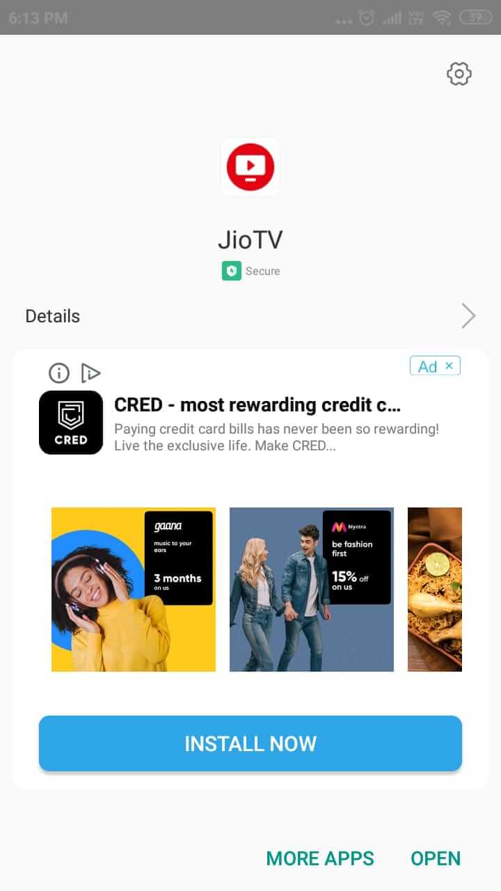JioTV Install